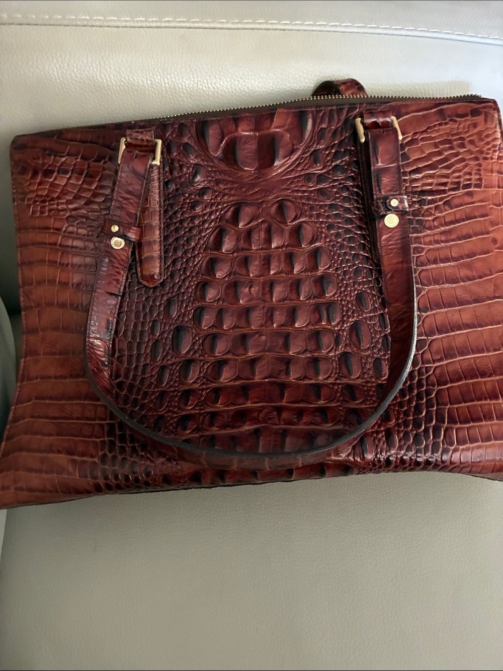 Brahmin Pecan Melbourne large tote - Picture 5 of 6